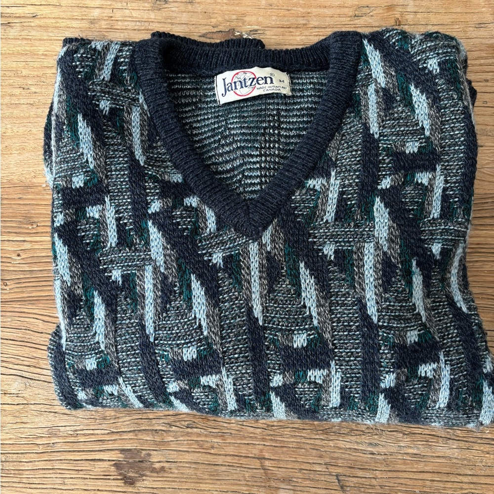 Jantzen Men's Blue Sweater